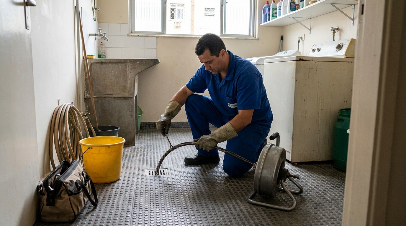 Desentupimento de ralo profissional em Sorocaba‑SP